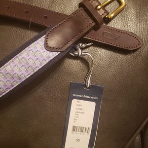 NWT mens vineyard vines belt SIZE 30